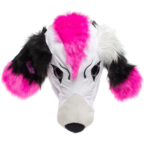 Elvira Gonk Poodle Plush Black Pink White Backpack Bag NEW NWT - Picture 4 of 6